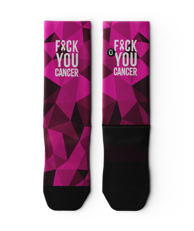 FU Breast Cancer Crew Socks