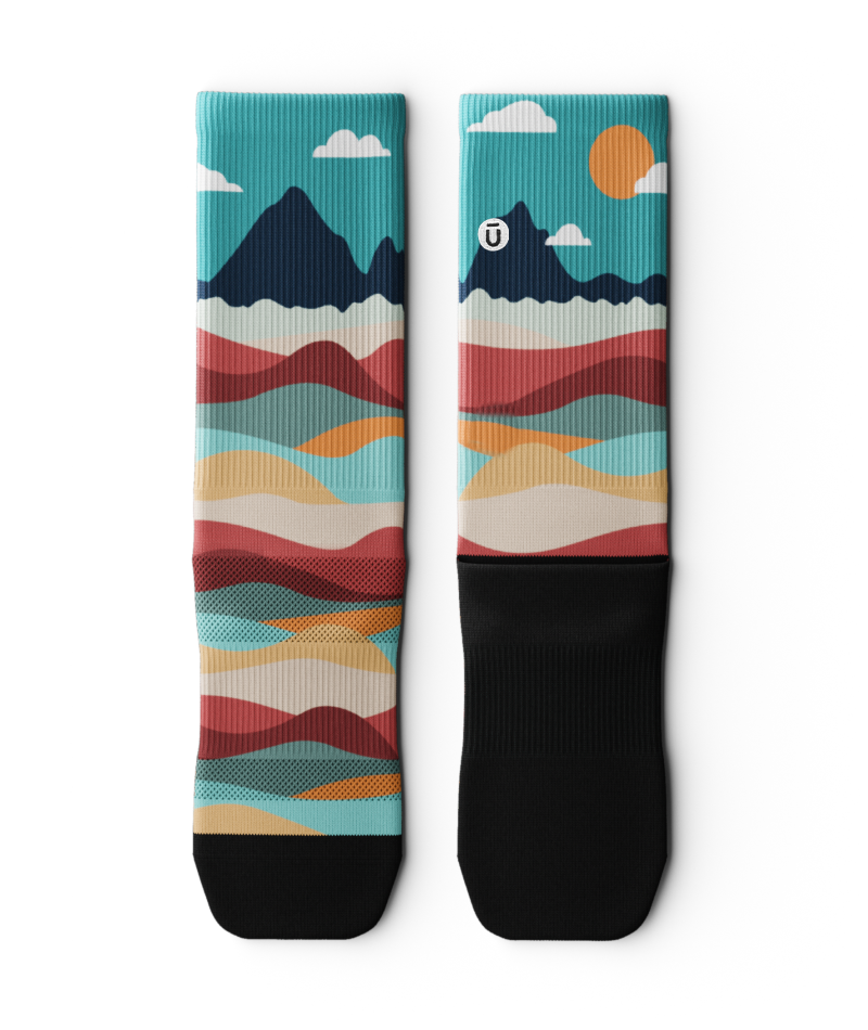 Head In The Clouds Athletic Crew Socks