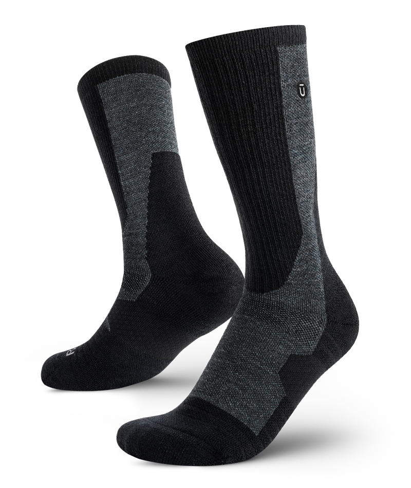 Everyday Merino Padded Crew Black  Outway Performance Socks – OUTWAY