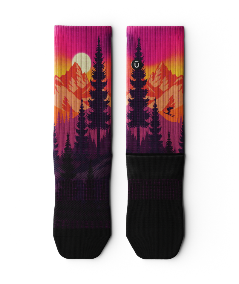 Ski's The Limit Crew Socks