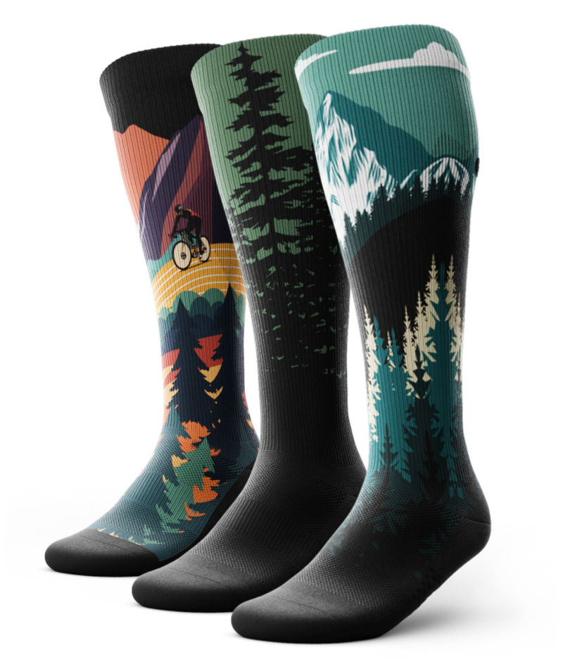 Chaussettes de compression montantes Accent Athletic (lot de 3)