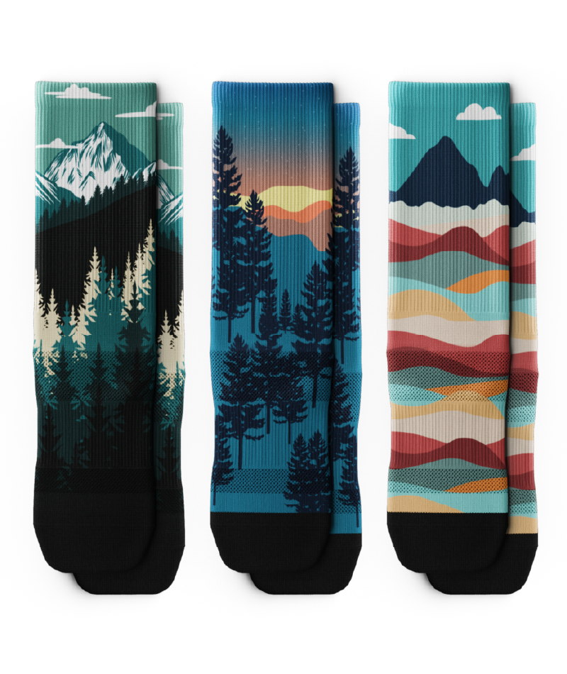 Adventure Athletic Crew Socks 3-Pack