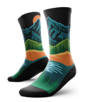 Alpenglow Athletic Crew Socks
