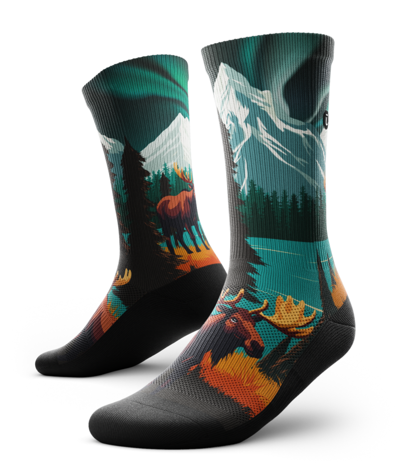 Antlers Athletic Crew Socks