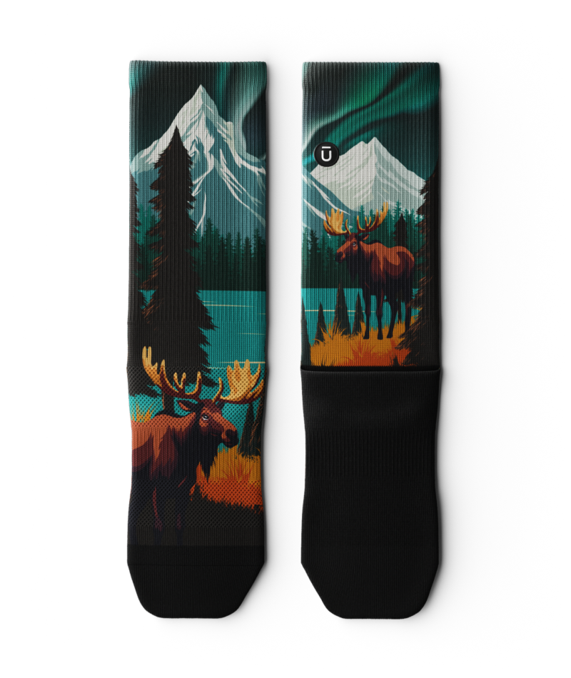 Antlers Athletic Crew Socks
