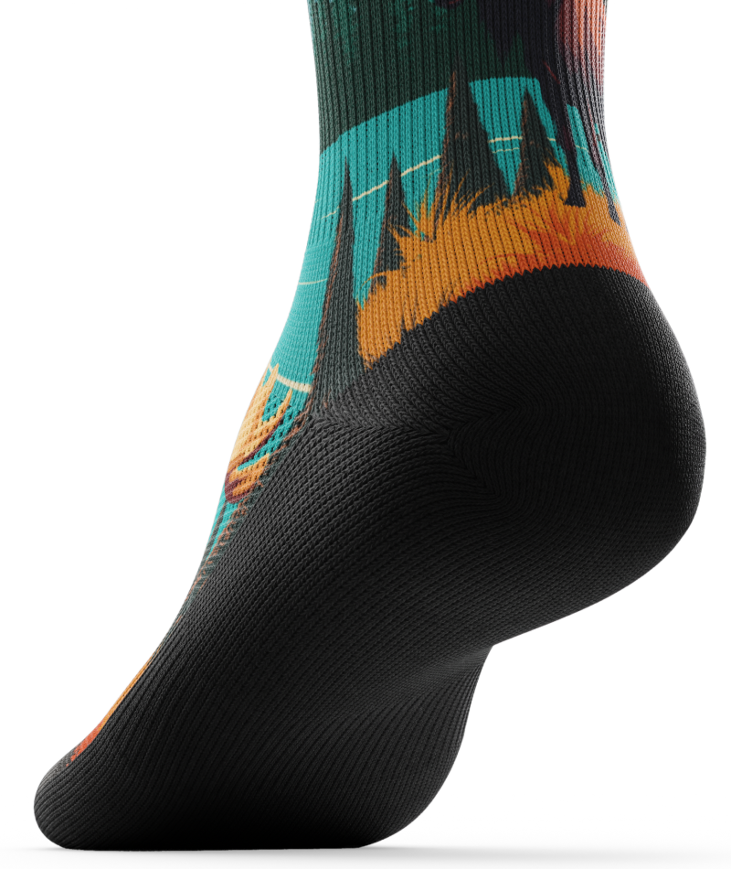 Antlers Athletic Crew Socks
