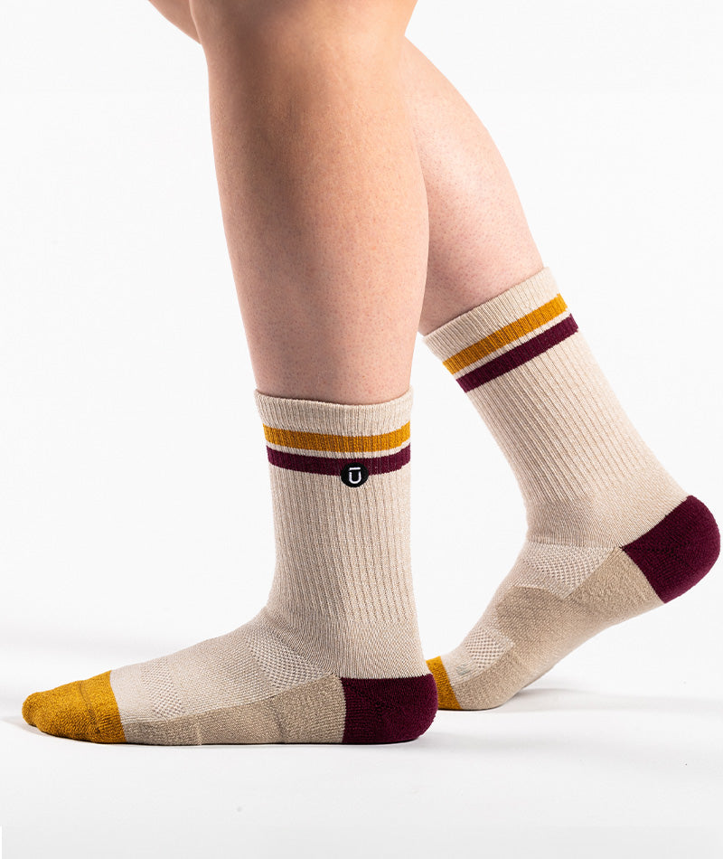 Merino Crew Socks Sand