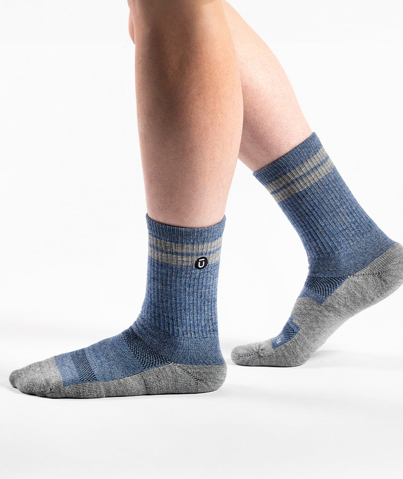 Merino Crew Socks Sky