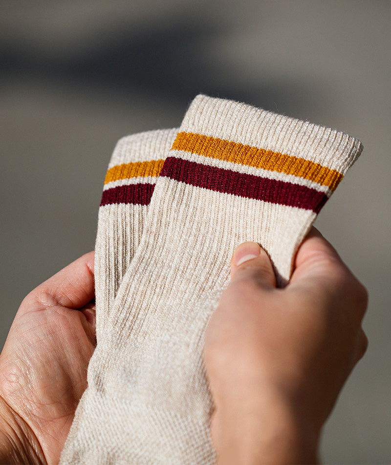 Merino Crew Socks Sand