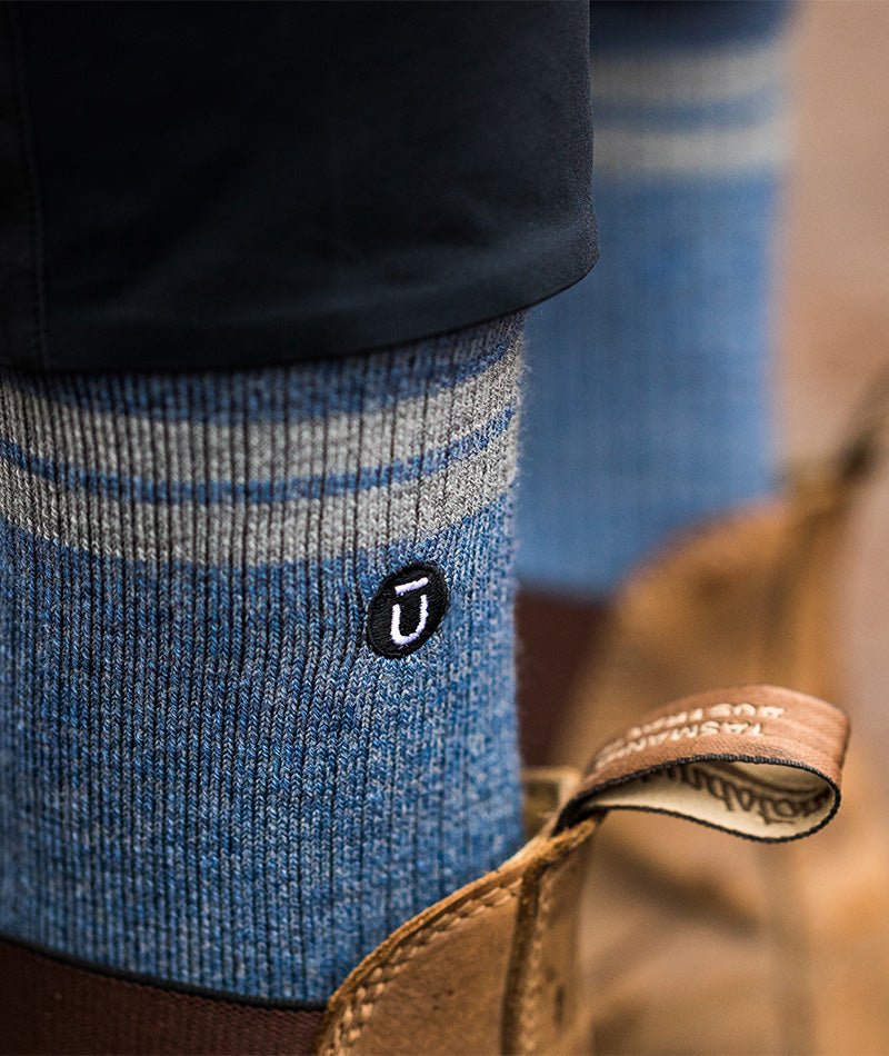 Merino Crew Socks Sky