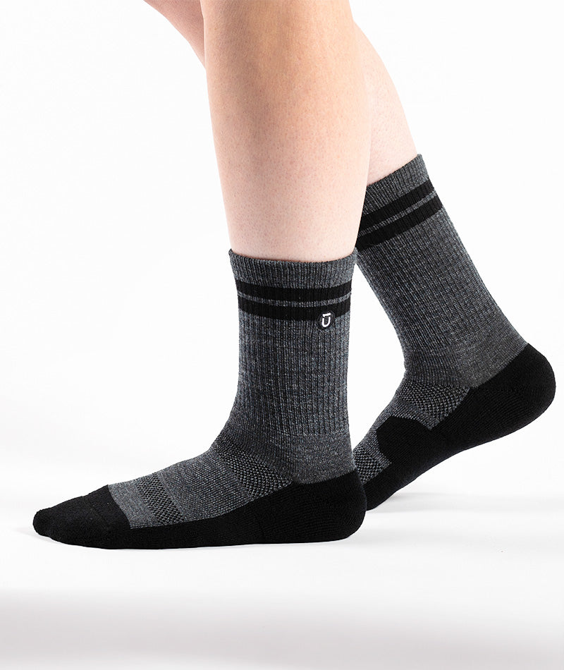 Merino Crew Socks Smoke