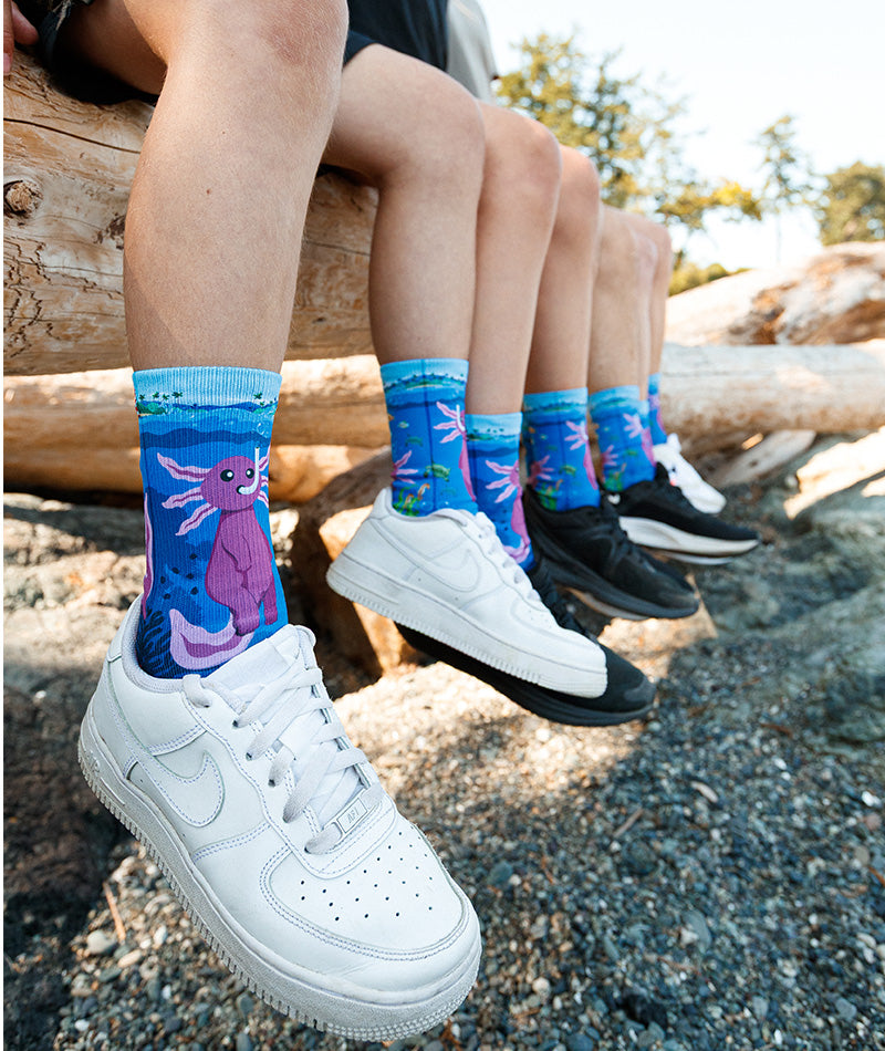 Enchanted Deep Athletic Crew Socks