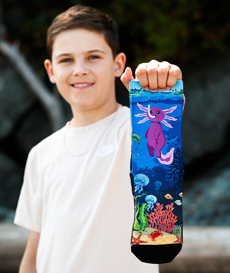 Enchanted Deep Athletic Crew Socks
