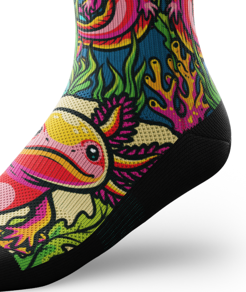 Axo-Lot of Fun Athletic Crew Socks