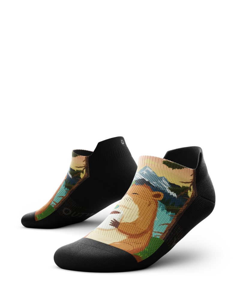 Beaver Buzz Athletic Ankle Socks