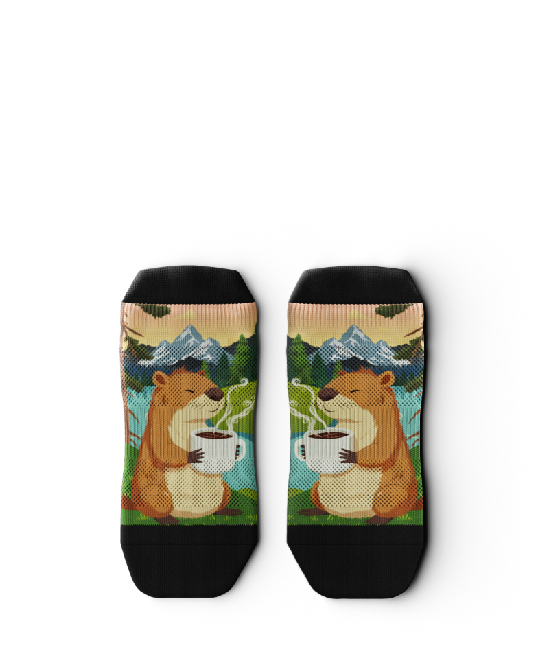 Beaver Buzz Athletic Ankle Socks