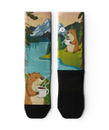 Beaver Buzz Athletic Crew Socks
