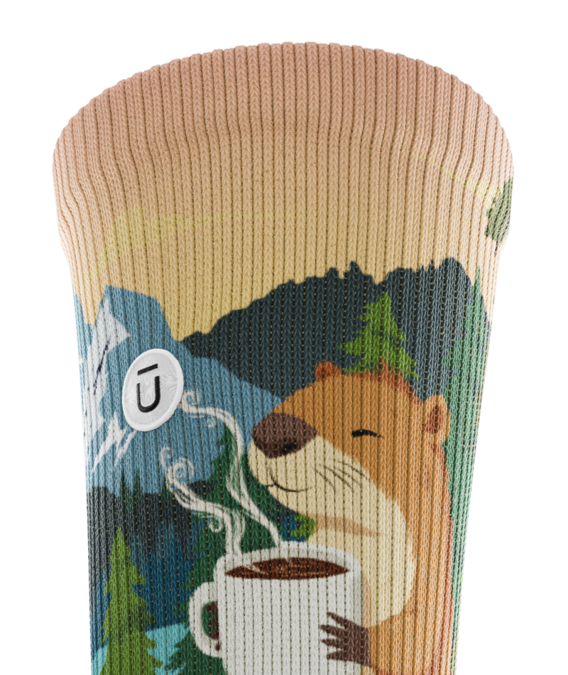 Beaver Buzz Athletic Crew Socks
