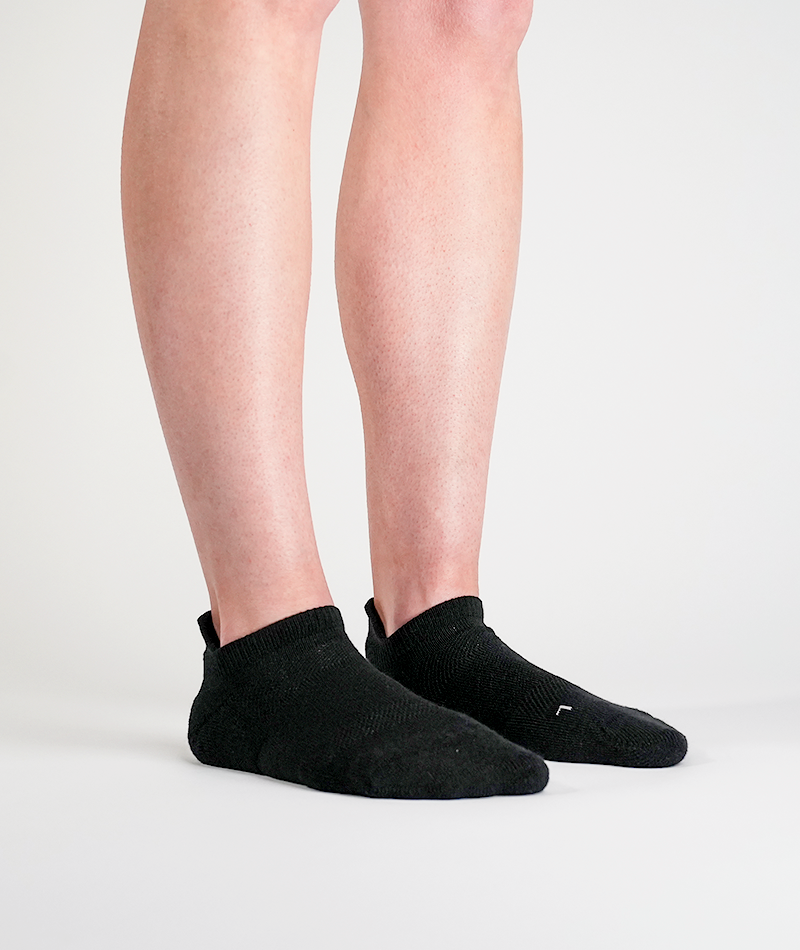 Merino Ankle Socks Black