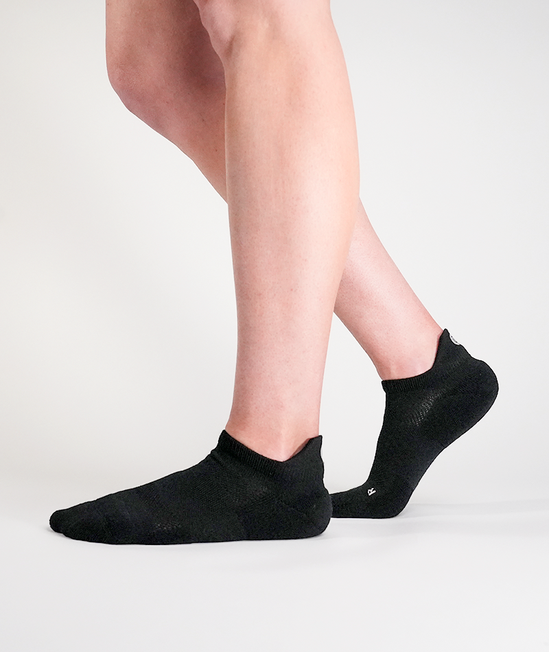 Merino Ankle Socks Black