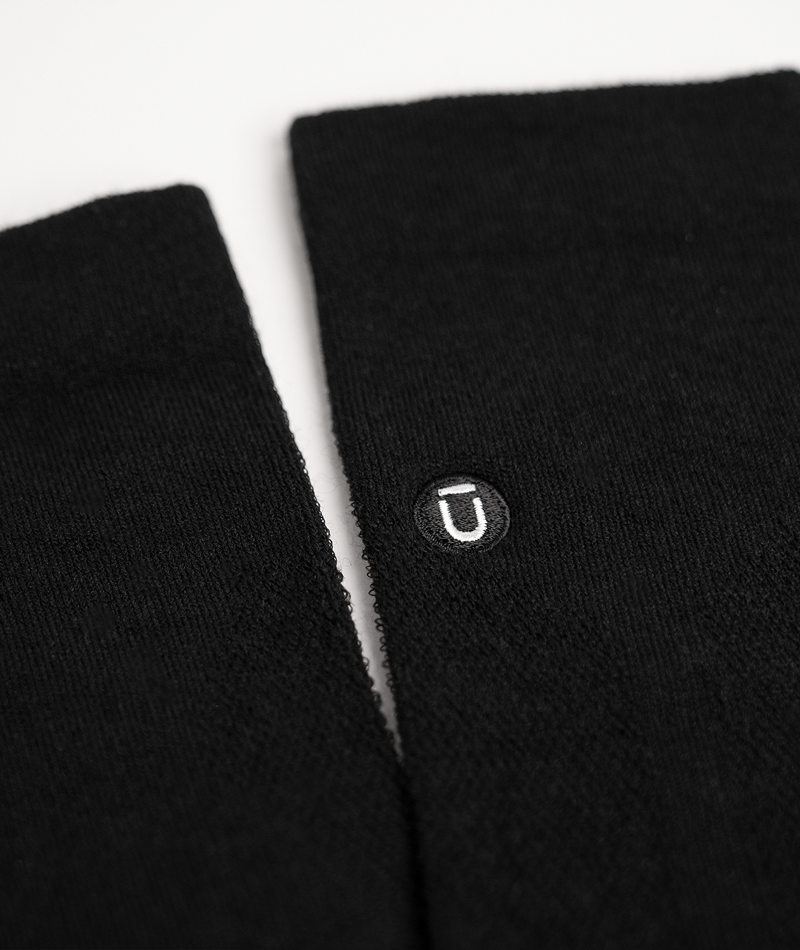 Flagship Black Merino Wool Knee High Compression Socks