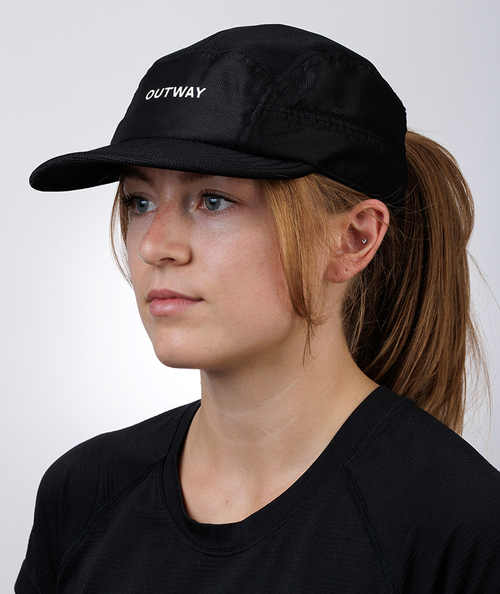 Black Running Cap