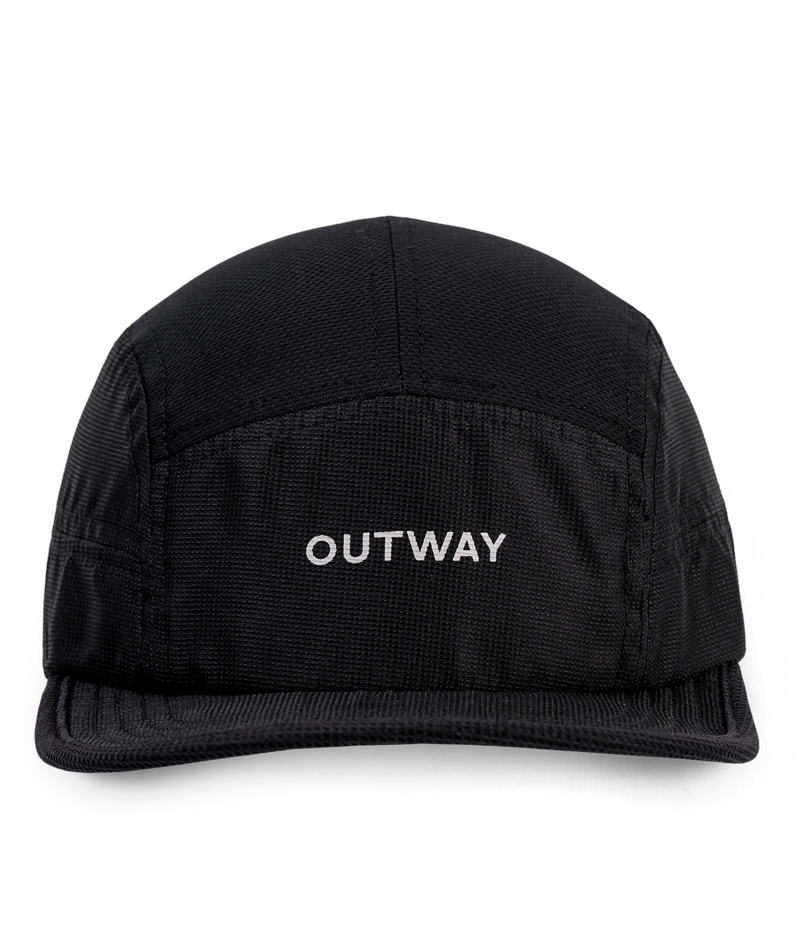 Black Running Cap