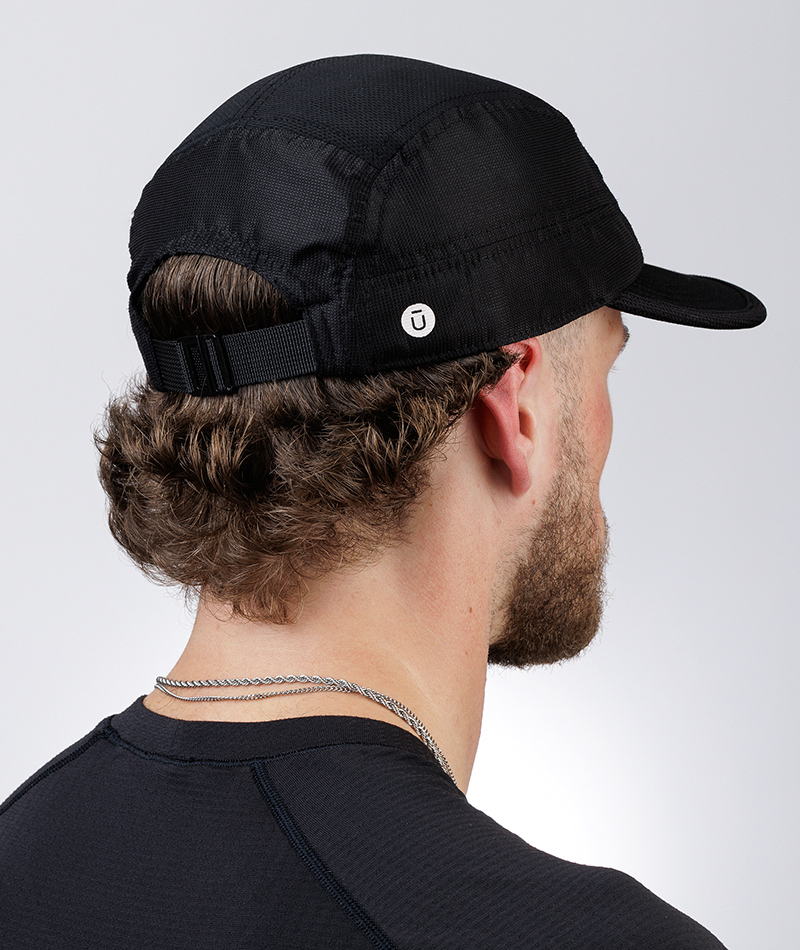 Black Running Cap