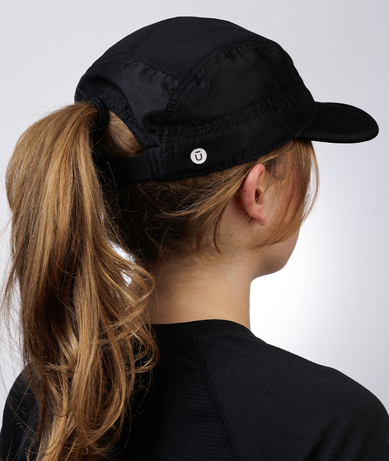 Black Running Cap