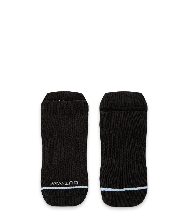 Chaussettes courtes Signature en coton Supima noir