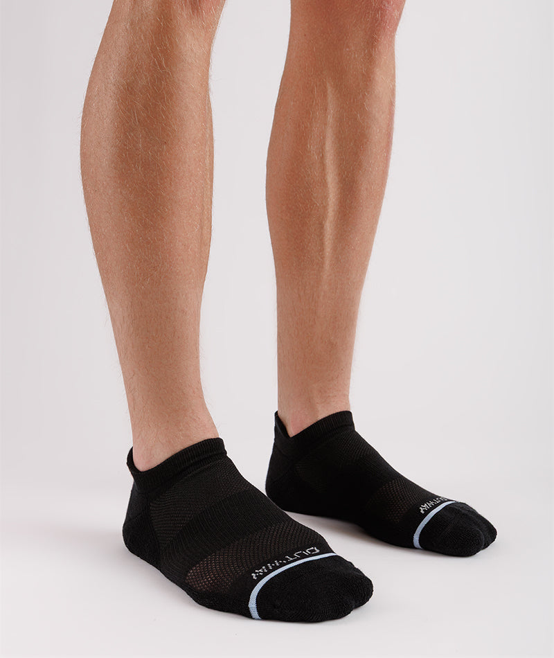 Chaussettes courtes Signature en coton Supima noir