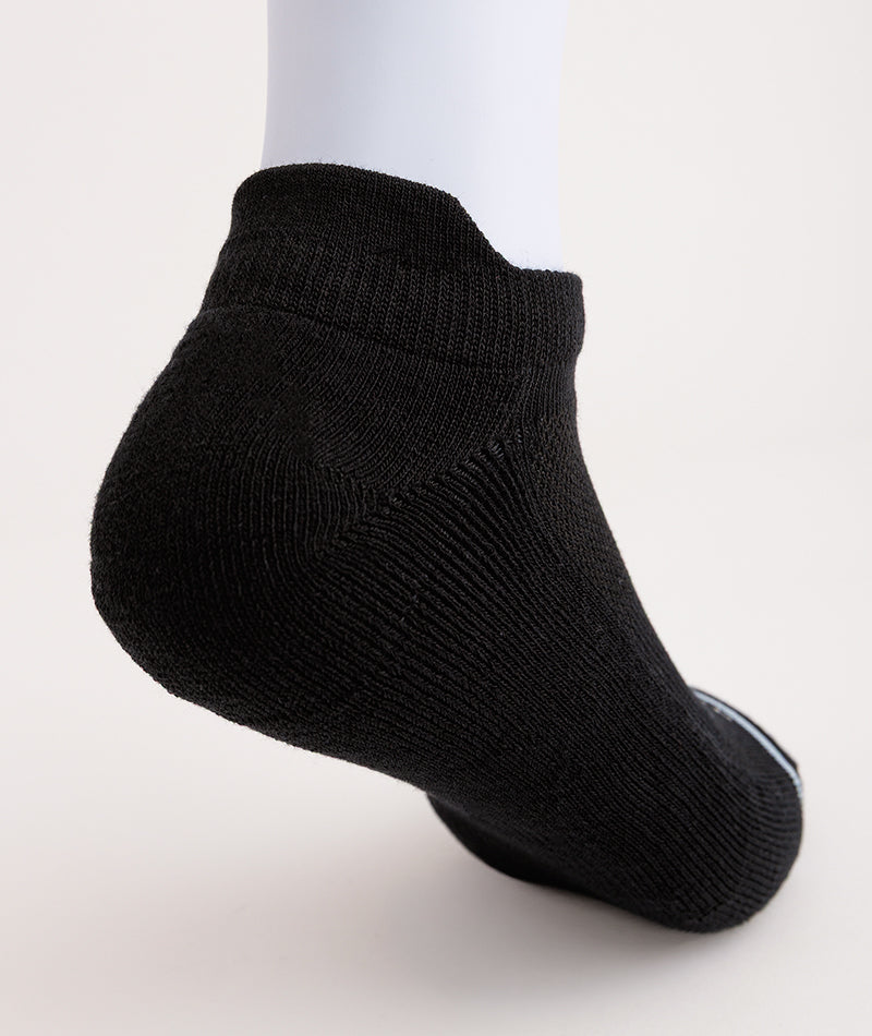 Chaussettes courtes Signature en coton Supima noir