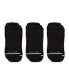 Flagship Black Supima Cotton Ankle Socks 3-Pack