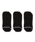 Flagship Black Supima Cotton Ankle Socks 3-Pack