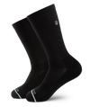 Flagship Black Supima Cotton Crew Socks