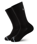 Flagship Black Supima Cotton Crew Socks