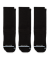 Flagship Black Supima Cotton Crew Socks 3-Pack