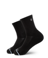 Flagship Black Supima Cotton Quarter Socks