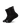 Flagship Black Supima Cotton Quarter Socks