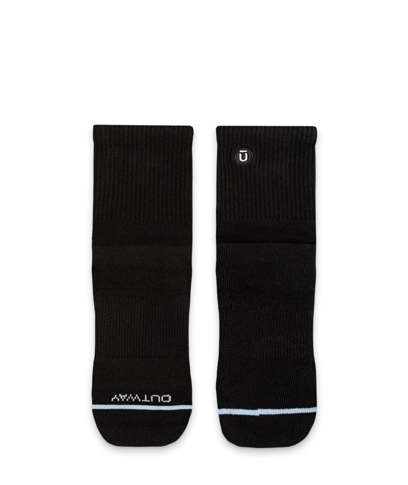 Chaussettes courtes Signature en coton Supima noir