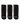Flagship Black Supima Cotton Quarter Socks 3-Pack