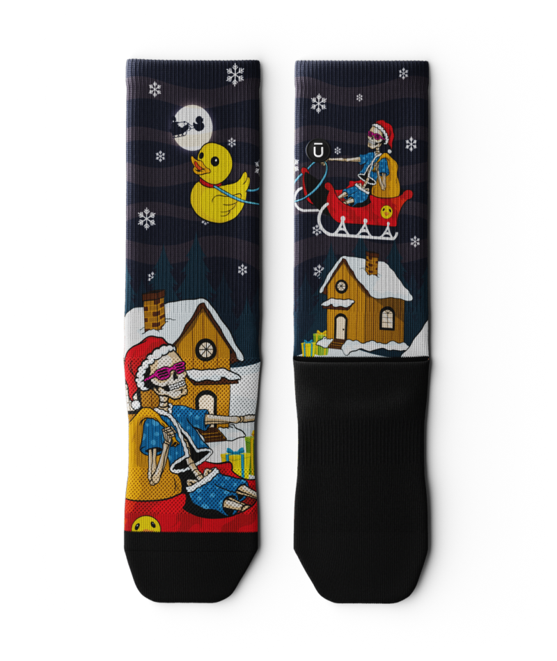 Bony Claus Crew Socks