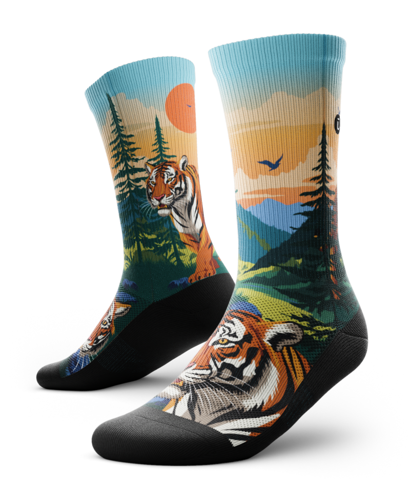 Breathe Wild Athletic Crew Socks