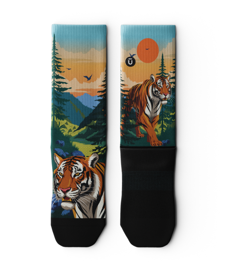 Breathe Wild Athletic Crew Socks