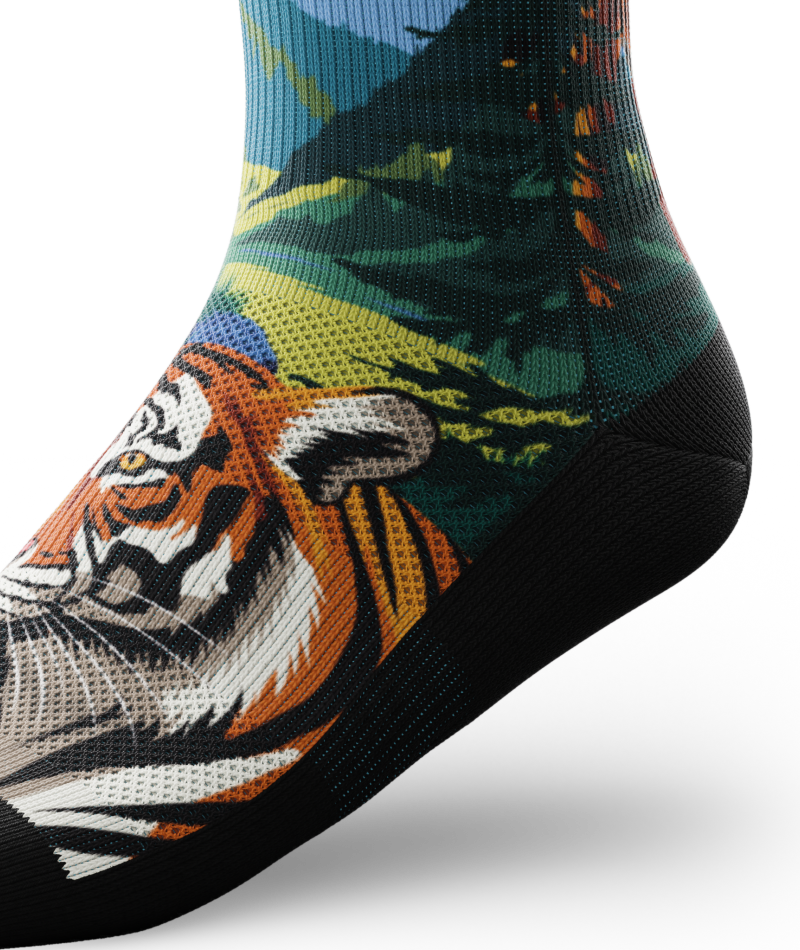 Breathe Wild Athletic Crew Socks