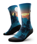 Bright Night Athletic Crew Socks