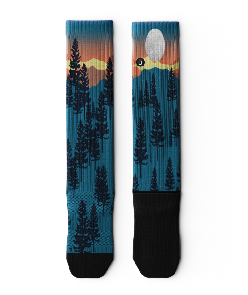 Bright Night Knee High Compression Socks