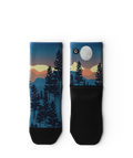 Bright Night Athletic Quarter Socks