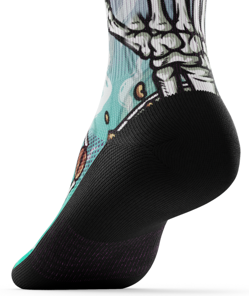 Chaussettes d'équipage caféinées