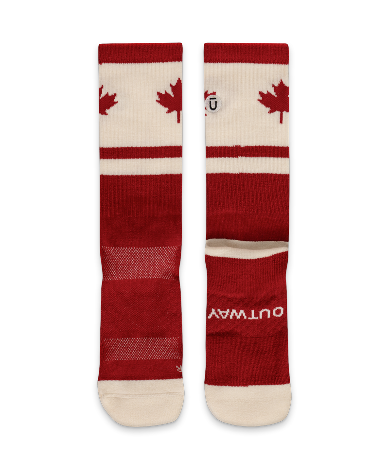 Chaussettes mi-hautes en laine mérinos Canuck